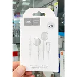 Навушники Hoco L10 Acoustic Type-C wired earphones with mic - мініатюра 3
