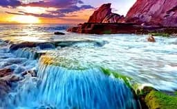 Алмазна мозаїка на підрамнику Океан 40×50 см 71446_BGLE