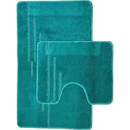 Набор ковриков для ванной Vezzer Standart 60x100 и 60x50 см темно-зеленый (VZS5520RAYURE)