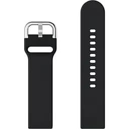 Ремінець DK CDK для Xiaomi Haylou LS02 "S" 20mm Silicone Sport Band Classic (012194) (black) - мініатюра 2