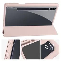 Чохол TPUCristal SlimTPU Spen holder Samsung Galaxy Tab S10 Fe 10.9 Світло-рожевий - мініатюра 2