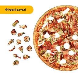 Пазл деревяний Піца (Its Pizza Time!), А5, Картонна коробка 35 елементів - мініатюра 3