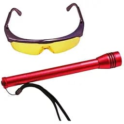 Ліхтар УФ Wurth для пошуку витоку в системах А/С в комплекті з окулярами (0964764550)