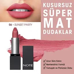 Помада для губ Note Cosmetique Mattever Lipstick відтінок 06 Sunset Party 4 г - мініатюра 3