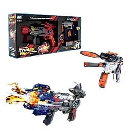 Іграшковий набір, автомат з пістолетом, світловими та звуковими ефектами, м'які патрони