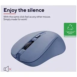 Мишка Trust Mydo Silent Wireless Blue (25041) - мініатюра 7