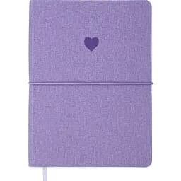 Щоденник датований Buromax Heart 2024 A5 фіолетовий (BM.2144-07)
