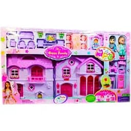 Будиночок з меблями та ляльками (CT 056), з музикою та світлом. Ігровий набір для дівчинки