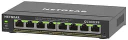 Комутатор GS308EPP 8xGE PoE, 123Вт, WebSmart NETGEAR teh0018245 - мініатюра 3
