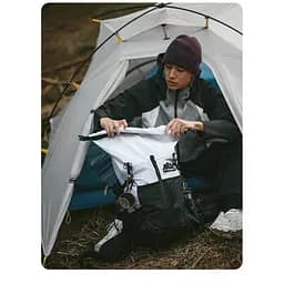 Рюкзак туристичний Naturehike CNK2300016, 30+5 л, чорний - мініатюра 4