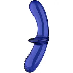 Двосторонній скляний дилдо Satisfyer Double Crystal Light blue