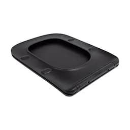 Унітаз підвісний Qtap Tern New Ultra Quiet безобідковий з сидінням Soft-close Black matt QT17332303ASMB, Чорний матовий - мініатюра 7