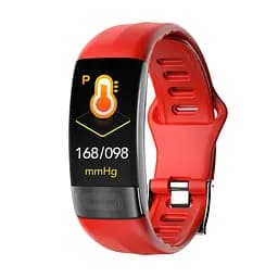 Умный фитнес браслет Lemfo P11 с датчиком ЭКГ (Красный)