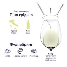 Набір: Вино I Castelli Pinot Grigio біле сухе 12% 0.75 л + Цукерки Millennium мигдаль у молочному трюфелі 100 г - мініатюра 4