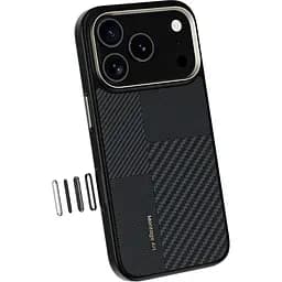 Чохол Benks Montage ArmorPro Kevlar Case 600D/1500D Magnetic для Apple iPhone 17 Pro Max Black [145678] - мініатюра 3