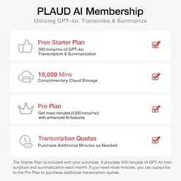 Цифровий диктофон PLAUD AI Note Black (NB-100-BL) - мініатюра 7