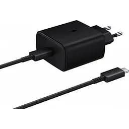 Зарядний пристрій Samsung 45W + Cable USB-C to USB-C Black (EP-TA845XBEGRU) [161781]