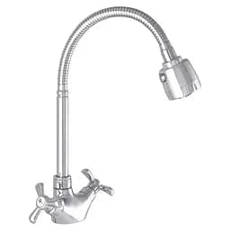 Змішувач для кухні з гнучким виливом Mixxus Vega 271 MI2772 Хром