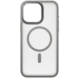 Чохол iPhone 15 Pro Max Momax CaseForm PLAY with MagSafe, cірий (CPAP23XLE)