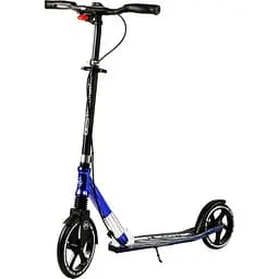 Самокат Best Scooter складной От 3 до 16 лет Черно-синий 000231302