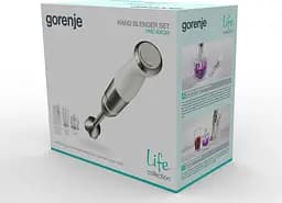Gorenje Блендер заглибний 800Вт, 5в1, чаша-500мл, подрібнювач, білий - мініатюра 6