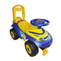 Дитяча каталка толокар "Машинка" Doloni 0142/17UA, музична, до 35 кг