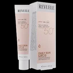 Флюїд для обличчя SPF50+ hyaluronic daily sun Revuele 40 мл