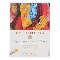 Альбом для олійної пастелі Sennelier, 12 аркушів, 360 г/м, 24х32 см