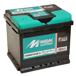 Аккумулятор 6СТ-55 MIDAC HERMETICUM, 12V 55Ah, (+/-), EN500А