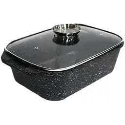 Гусятниця Zurrichberg ZBP-7102 з мармуровим покриттям з кришкою 32 см 5.6 л