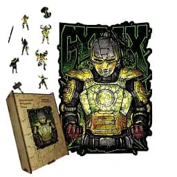 Деревяний фігурний пазл МК Сайракс, А3, Картонна коробка 200 елементів