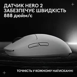 Мишка Logitech G Pro 2 Lightspeed Wireless White (910-007302) - мініатюра 11