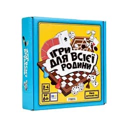 Набір настільних ігор "Ігри для всієї родини" 30688/1, 4 гри