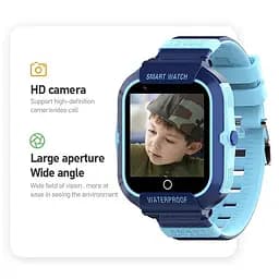 Дитячий смарт годинник T20 з GPS трекером, 4G сім картою та прослуховуванням Чорний - мініатюра 13
