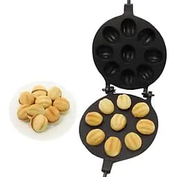 Форма для випікання великих горішків на плиті на 9 крупних комірок з антипригарним тефлоновим покриттям, ХЕАЗ 81761