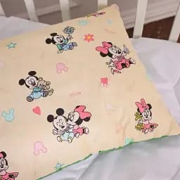 Набір антиалергенний MirSon зима Kids Time 20-0043 Green Mikey Mouse 140x205 см EcoSilk: ковдра з подушкою (2200009666315) - мініатюра 9
