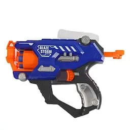 Пістолет ZC 7118, 2 види м'яких набоїв, барабан, 25 см, синій