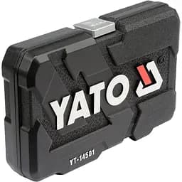 Набір головок торцевих Yato квадрат 1/4" насадки викруткові з інструментами 56 шт. (YT-14501) - мініатюра 3