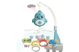 Мобиль на кроватку 648A-68 на батарейках, с проектором, в коробке р.32x8,8x24,5 см YG Toys