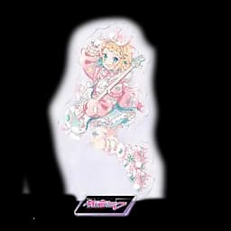 Акриловая фигурка Хацуне Мику с гитарой Hatsune Miku 10 см