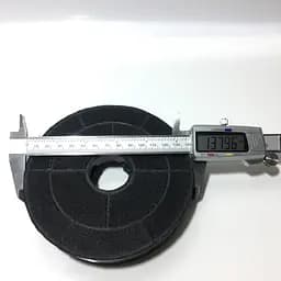 Фільтр вугільний (2 шт.) для кухонної витяжки Ventolux GARDA 60, 50 (450), (700), D=138 мм - мініатюра 6