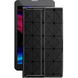 Чохол StatusCASE з екошкіри для планшету Pixus Touch 7 3G Чорний ромб