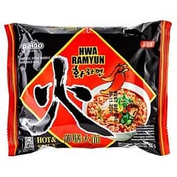 Лапша быстрого приготовления с острым перцем Hwa Ramyun Paldo 120 г