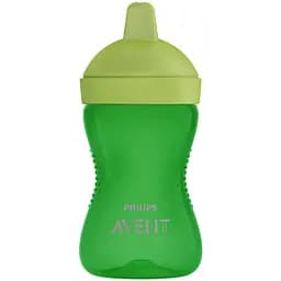 Чашка-непроливайка с жестким носиком Philips Avent 18+ мес. 300 мл зеленая (SCF804/03)