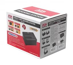 Внешний карман 2.5/3.5 SATA HDD/SDD USB3.0 Agestar 3UBT8 Black - мініатюра 3
