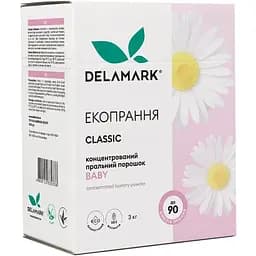 Бесфосфатный cтиральный порошок DeLaMark Royal Powder Baby Ромашка 3 кг