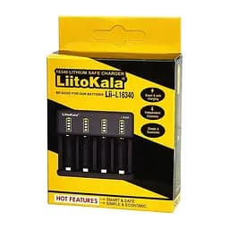 Універсальний зарядний пристрій LiitoKala Lii-L16340 для акумуляторів 16340 (CR123A), 4 слоти - мініатюра 4