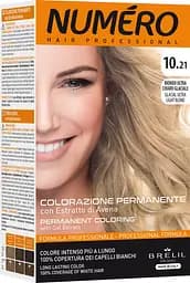 Краска для волос Numero Hair Professional Glacial ultra light blonde тон 10.21 ледяной ультрасветлый блонд 140 мл