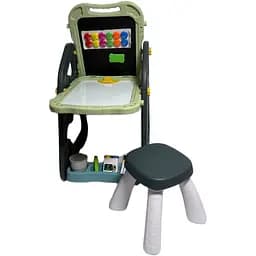 Мольберт 2 дошки: для маркерів та крейди, стільчик, приладдя для малювання