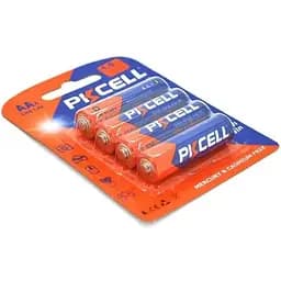 Батарейки лужні Pkcell AA LR6 алкалінові 4 штуки в блістері